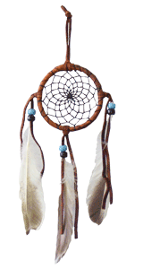 2.5 Leather Dreamcatcher - 