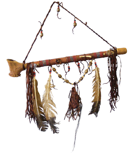 24" Antler Pipe